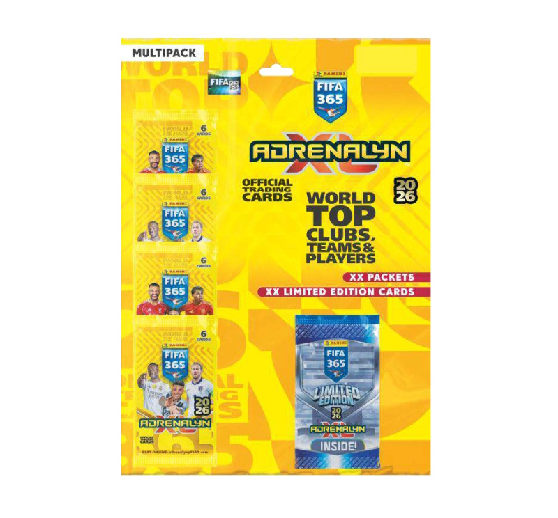 FIFA 365 2025/26 Adrenalyn XL sběratelské karty – multipack