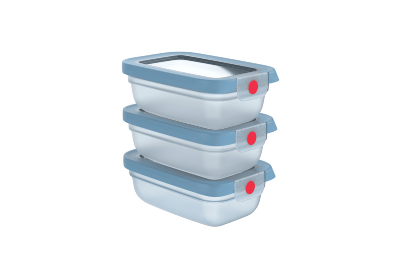 Dózy Tefal OneClick 3 ks N1230510 Modrá