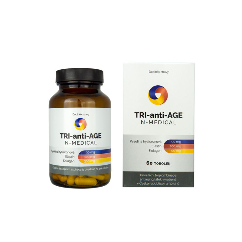 Hyaluron N-Medical N-Medical TRI-anti-AGE Balení: 200 tobolek