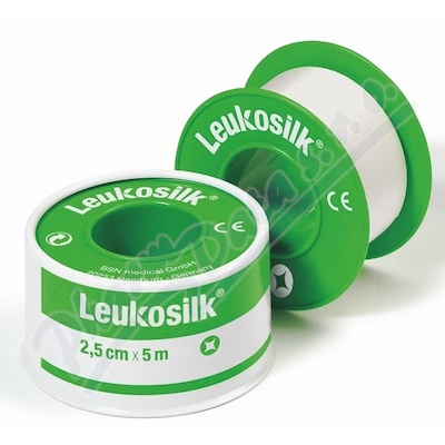 Leukoplast Leukosilk Fixační páska 2,5 cm x 5 m cívka 1 ks