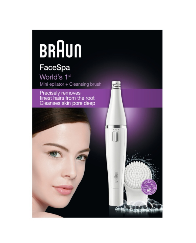 Braun Face 810 epilátor a čisticí kartáček na obličej 1 ks
