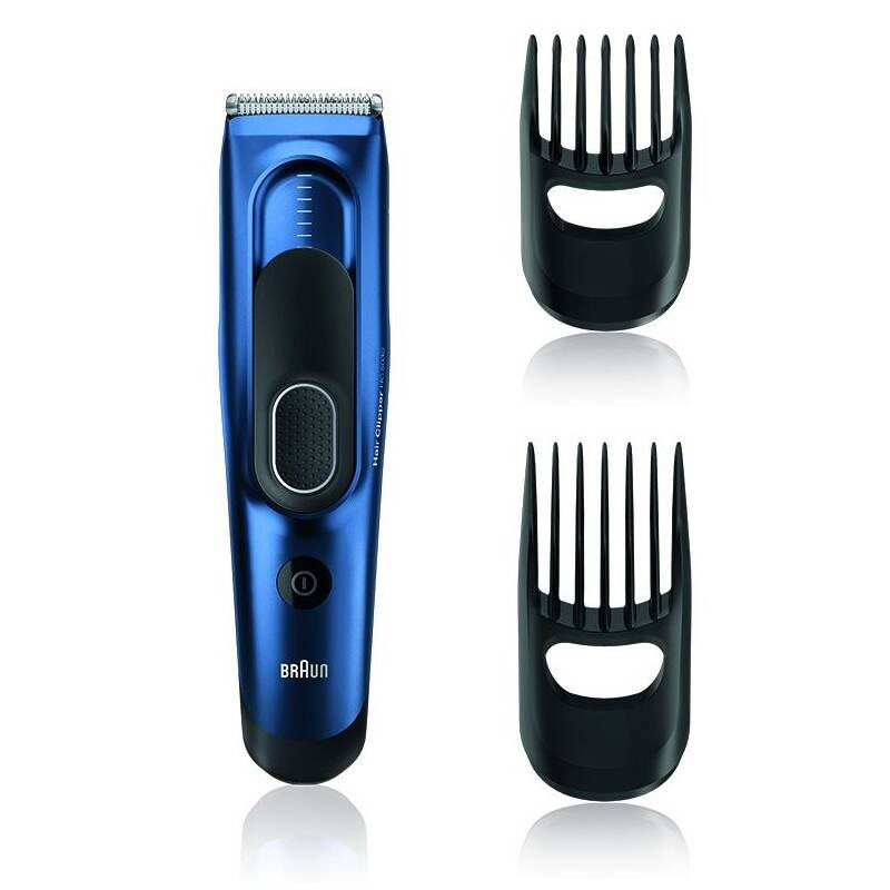 Zastřihovač vlasů Braun HC 5030 / 1-35 mm / 17 délek střihu / 2 nástavce / modrá Varianta: ivi1