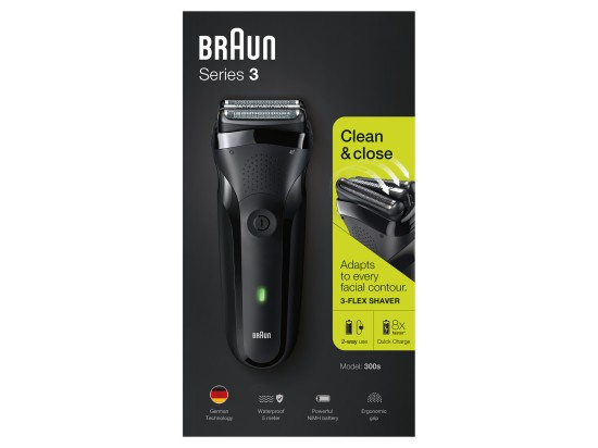 Braun Series 3 300 elektrický holicí strojek Black 1 ks
