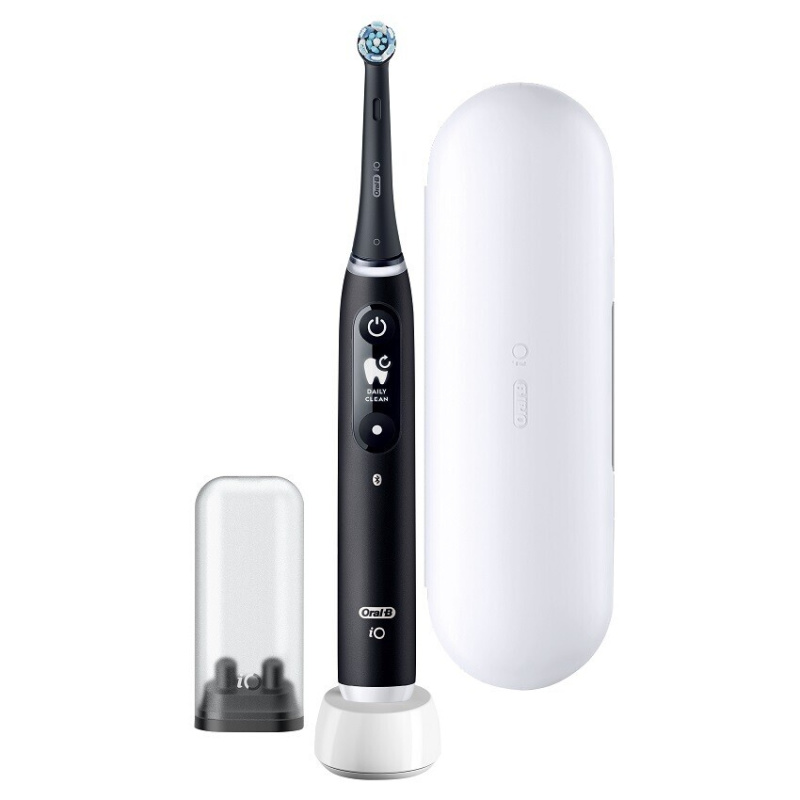 Oral B iO6 elektrický zubní kartáček s pouzdrem Black Onyx