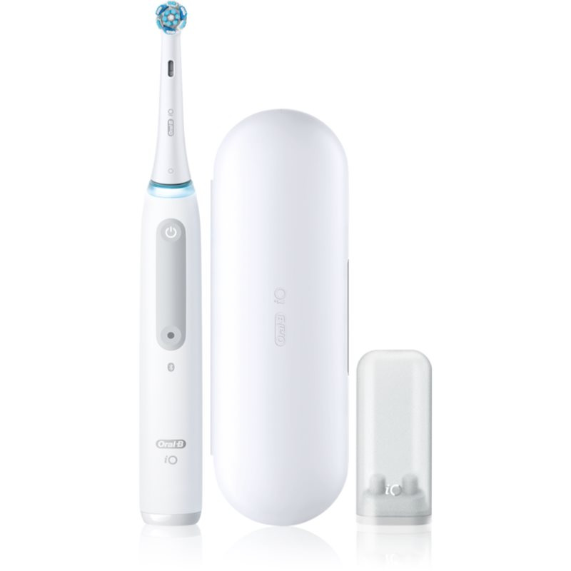 Oral B iO4 elektrický zubní kartáček s pouzdrem Quite White 1 ks