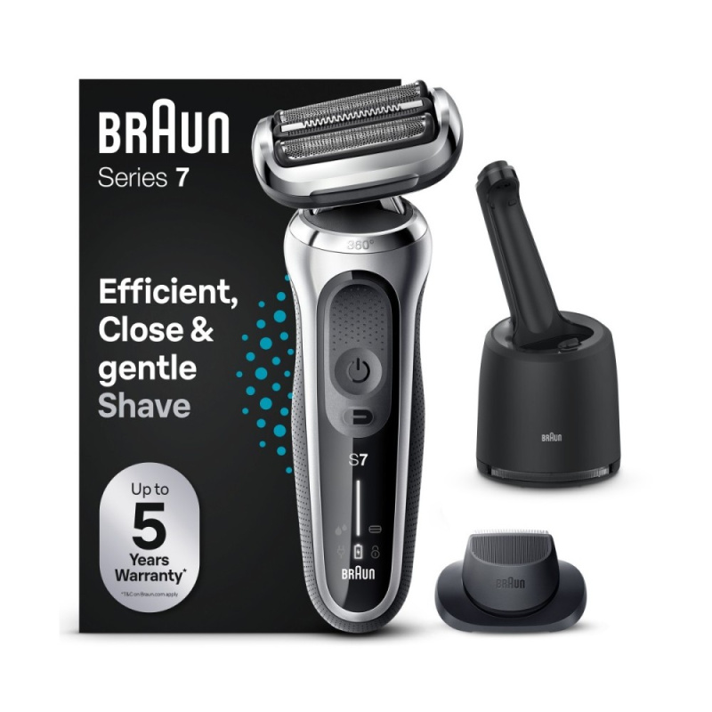Braun Series 7 71-S7200cc elektrický holicí strojek Silver