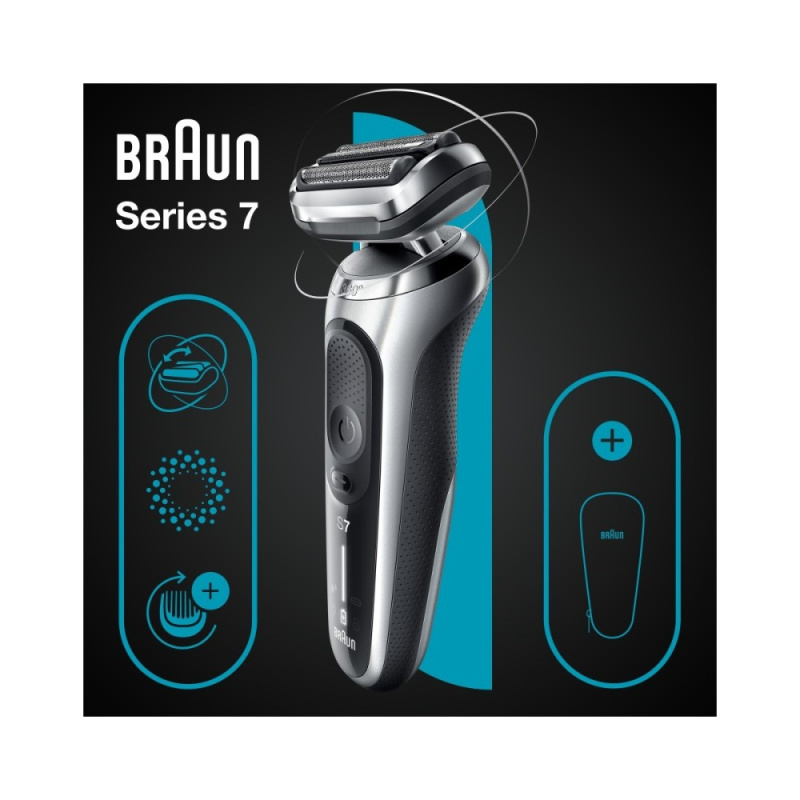 Braun Series 7 71-S1000s elektrický holicí strojek Silver