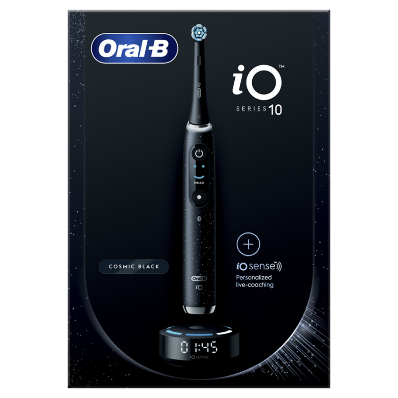 Oral B iO10 elektrický zubní kartáček Black Spreckels 1 ks
