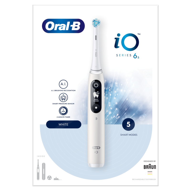 ORAL-B Series iO 6 white elektrický zubní kartáček