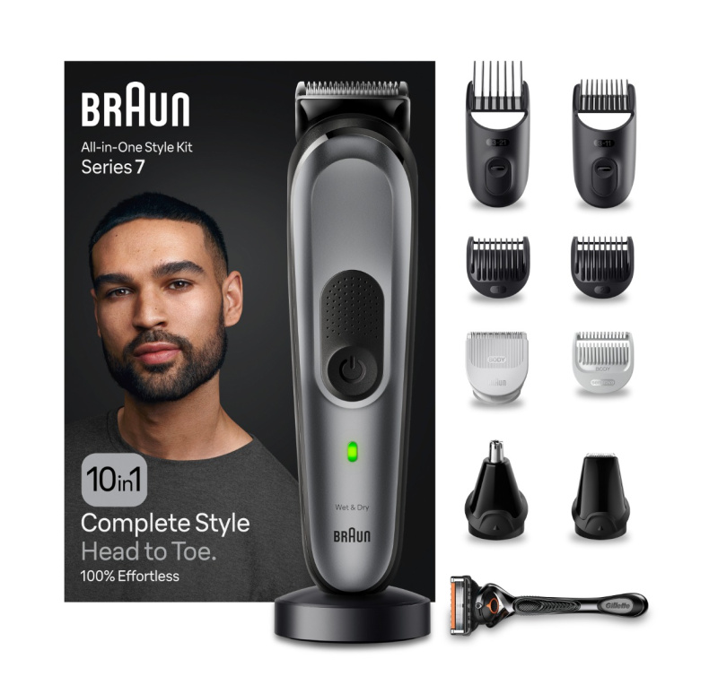 Braun All-In-One Series MGK7420 multifunkční zastřihovač na vlasy, vousy a tělo 1 ks