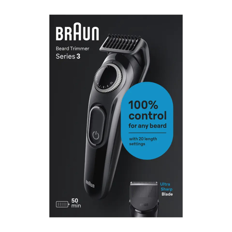 Braun Zastřihovač BT3400 kr BK/GY 1