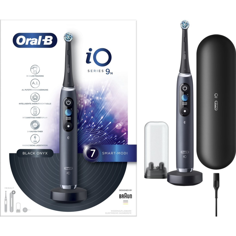 Oral B iO9 elektrický zubní kartáček Black 1 ks