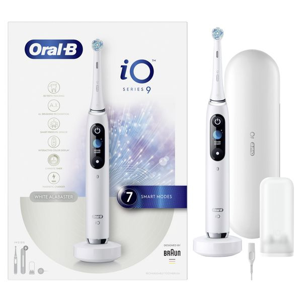 Oral B iO9 elektrický zubní kartáček White 1 ks