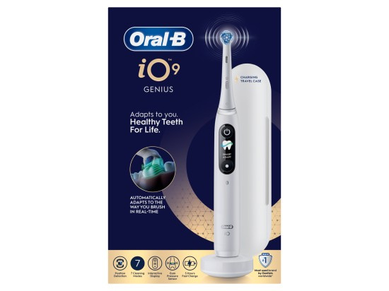 Oral B iO9 elektrický zubní kartáček White 1 ks
