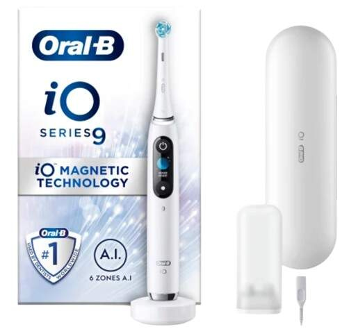 Oral B iO9 elektrický zubní kartáček White 1 ks
