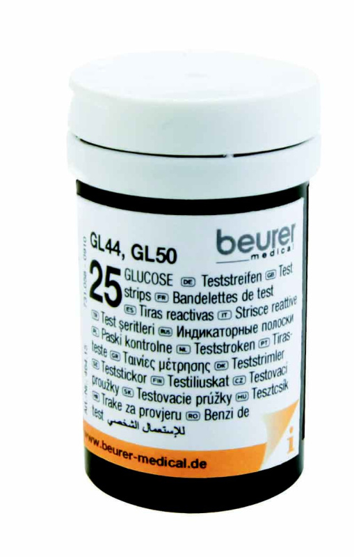 Sada testovacích proužků Beurer GL44/ GL50, 50ks
