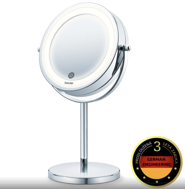 BEURER Kosmetické zrcátko BS55 stolní LED normální/7x zvětšení