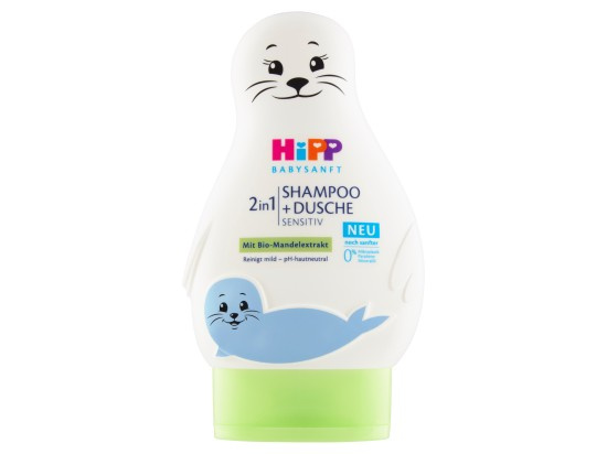 Hipp Babysanft Sensitive dětský šampon na tělo a vlasy Seal 200 ml