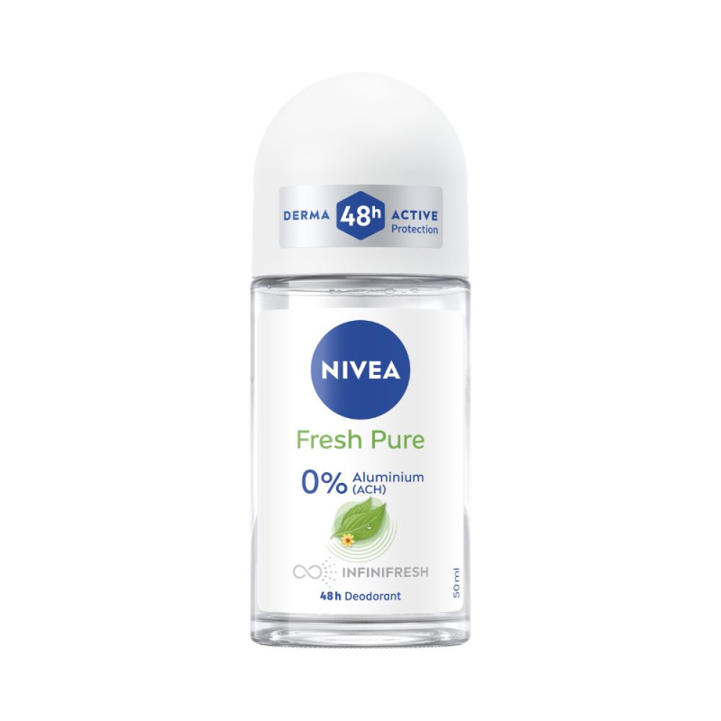 NIVEA Fresh Pure kuličkový deodorant pro ženy 48h 50 ml