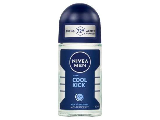 NIVEA MEN Cool Kick kuličkový antiperspirant pro muže 50 ml