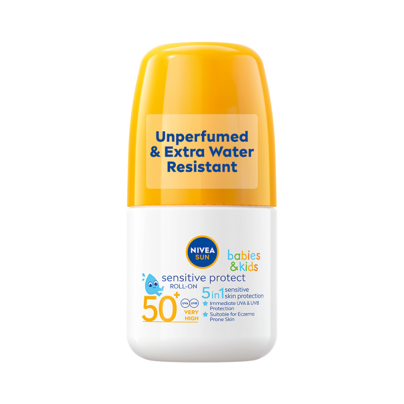 NIVEA SUN Sensitiv dětské mléko na opalování roll-on SPF 50+ 50 ml
