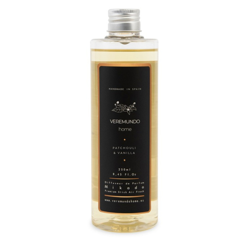 VEREMUNDO HOME Náhradní náplň do difuzéru Paris Patchouli Vanilla, 0,25 l 51257