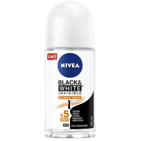 Nivea Roll-on 50ml B&W Invisible ULTIMATE IMPACT Ks