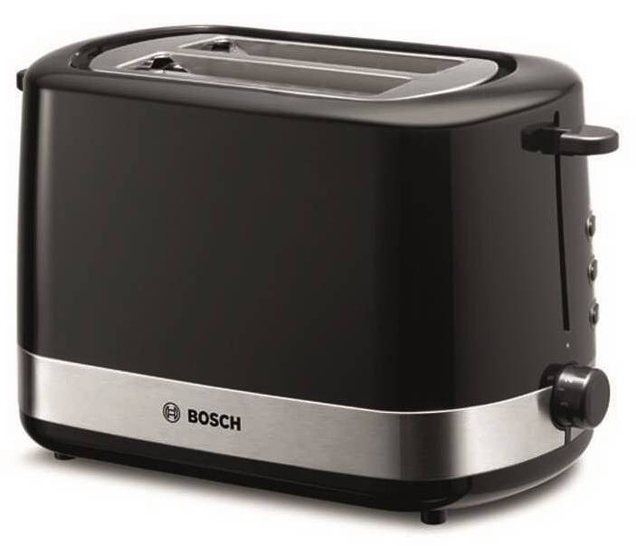 Topinkovač Bosch TAT7403 / 2 ks topinek / 800 W / černá/nerez Varianta: ivi1