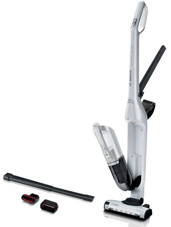 Bezsáčkový tyčový vysavač Bosch Serie 4 BCH3P2301 Flexxo Gen2 23 Vmax Serie 4 / 2 v 1 / 0,4 l / 81 dB / bílá Varianta: ivi1