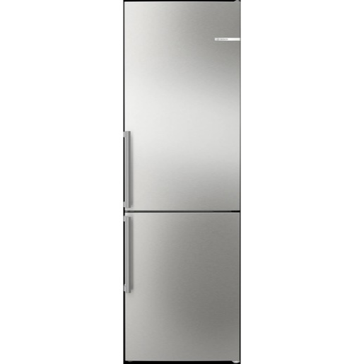 Bosch Serie 4 volně stojící lednice s mrazákem 186 x 60 cm matná ocel KGN36VICT