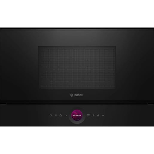 Bosch Serie 8 vestavná mikrovlnná trouba s grilem černá BEL7321B1