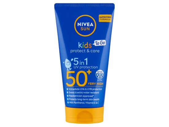 NIVEA SUN Kids dětské mléko na opalování 5 v 1 SPF 50+ 50 ml
