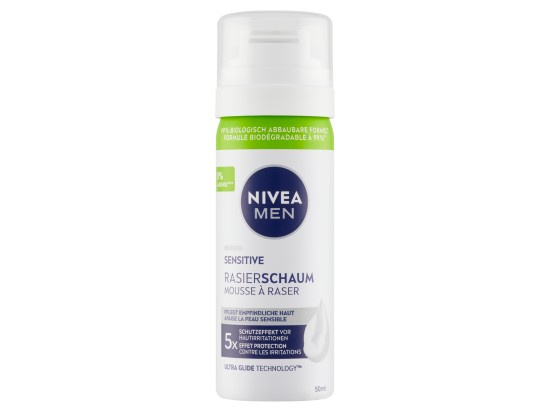 NIVEA MEN Sensitive pěna na holení pro muže 50 ml