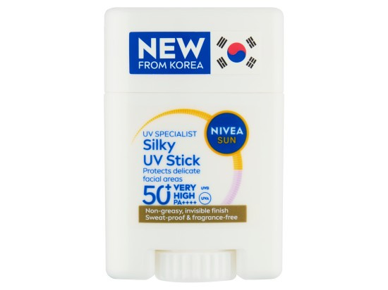 NIVEA SUN Silky UV Stick opalovací krém v tyčince SPF 50+ 15 g