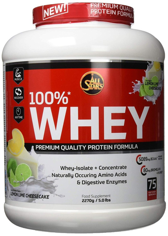 All Stars 100% Whey protein 2270g - vanilka