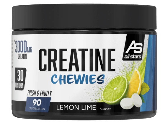 All Stars Creatine Chewies 90 žvýkacích tablet - citron a limetka