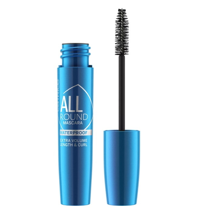 Catrice Allround řasenka pro prodloužení, natočení a objem voděodolná odstín 010 Blackest Black 12 ml