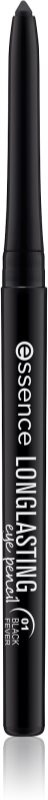 essence LONG-LASTING tužka na oči odstín 01 Black Fever 0.28 g