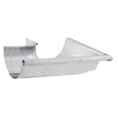 Roh žlabu vnitřní FeZn Zambelli 330 mm