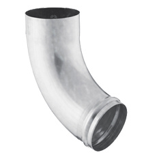 Koleno výtokové FeZn Zambelli 72° průměr 100 mm