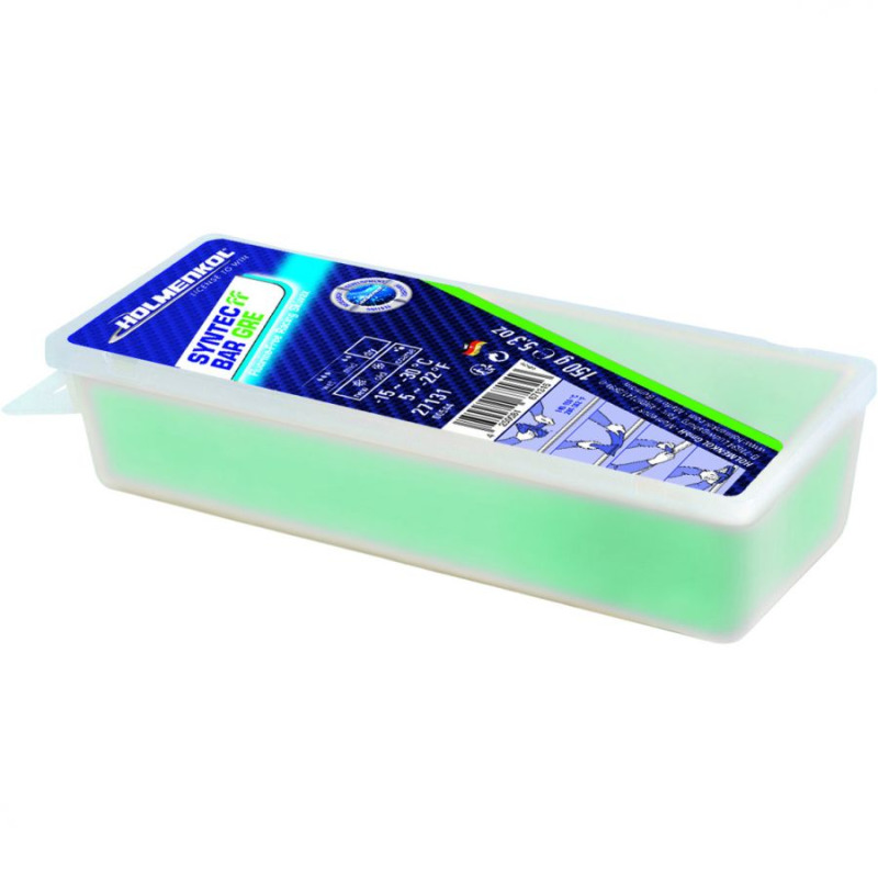 Holmenkol Syntec FF Bar GRE, lyžařský vosk, 150g
