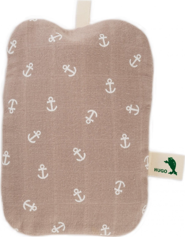 HUGO-FROSCH Dětský termofor Hugo Frosch Classic MINI s bavlněným obalem - kotva