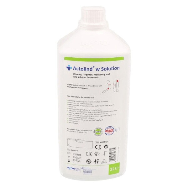 ACTOLIND W Solution roztok s antimikrobiálním účinkem 1000 ml