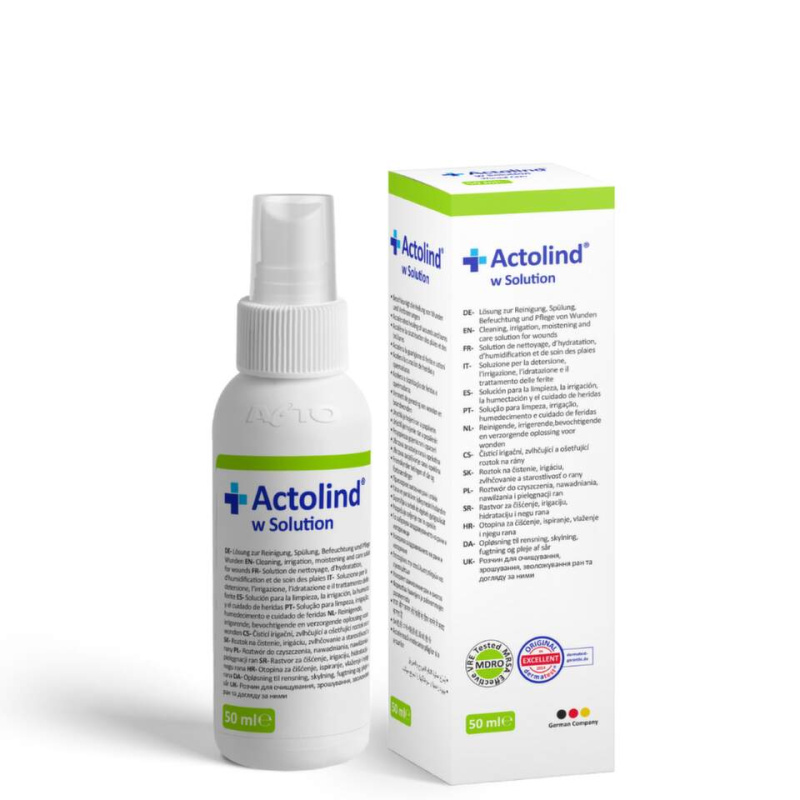 ACTOLIND W Solution roztok s antimikrobiálním účinkem 50 ml
