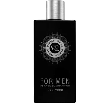 Vivian Gray Oud Wood pečující šampon pro muže s parfemací 350 ml