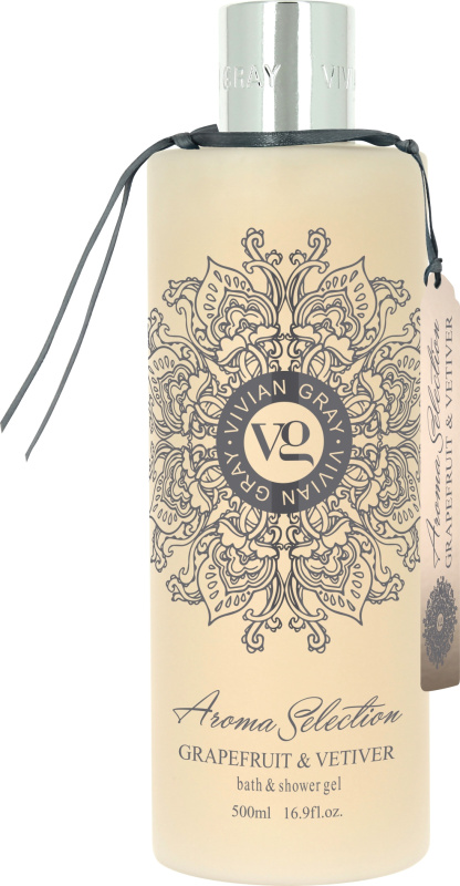 Vivian Gray Aroma Selection Grapefruit & Vetiver sprchový a koupelový gel 500 ml