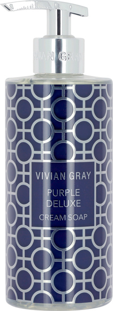 Vivian Gray Purple Deluxe Jasmine & Patchouli luxusní tekuté mýdlo na ruce s parfemací 400 ml