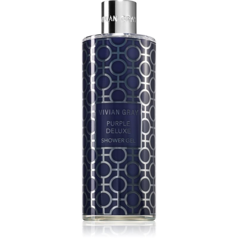 Vivian Gray Purple Deluxe Jasmine & Patchouli luxusní sprchový gel s parfemací 500 ml