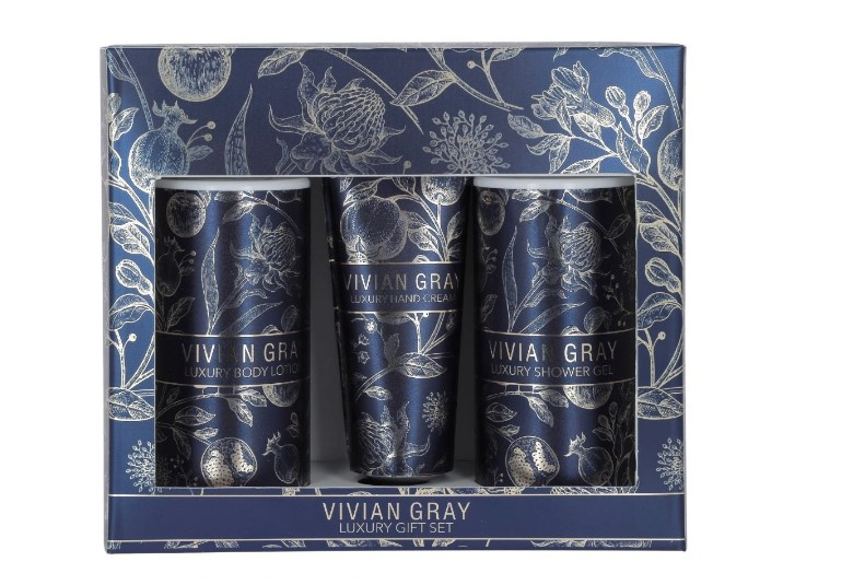 Vivian Gray Blue Botanicals dárková sada vůně Jasmine & Patchouli