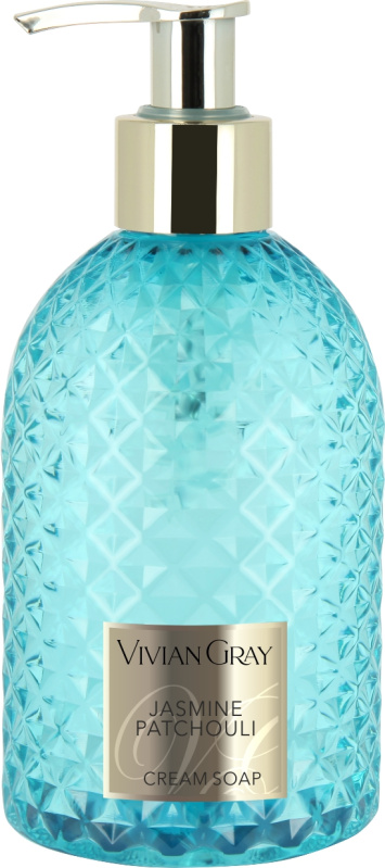 Vivian Gray Gemstone Jasmine & Patchouli krémové mýdlo na ruce 300 ml
